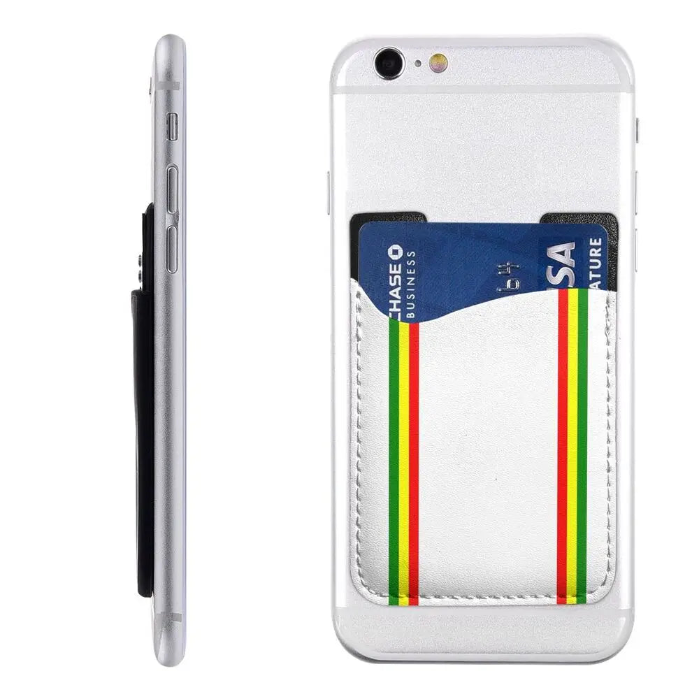 Rasta Stripe Phone Wallet Stick On