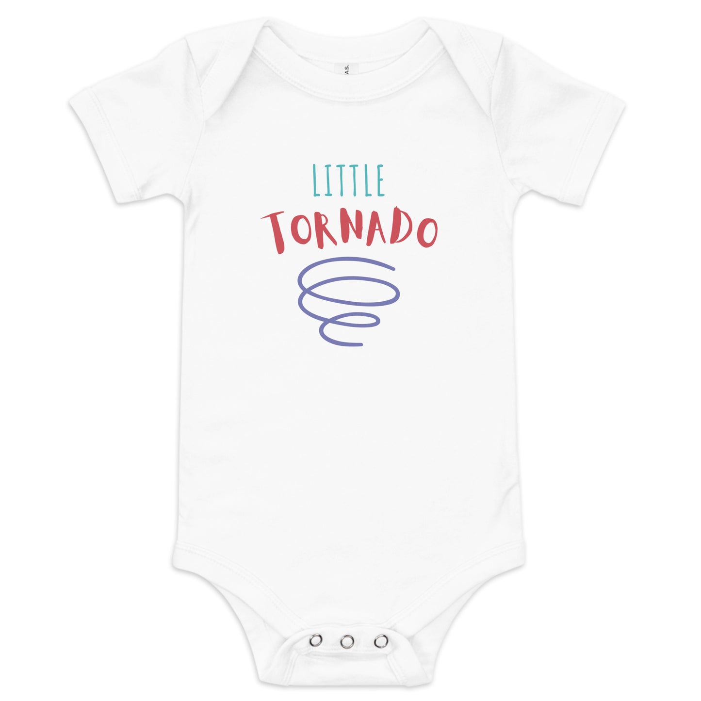 Little Tornado Baby short sleeve one piece
