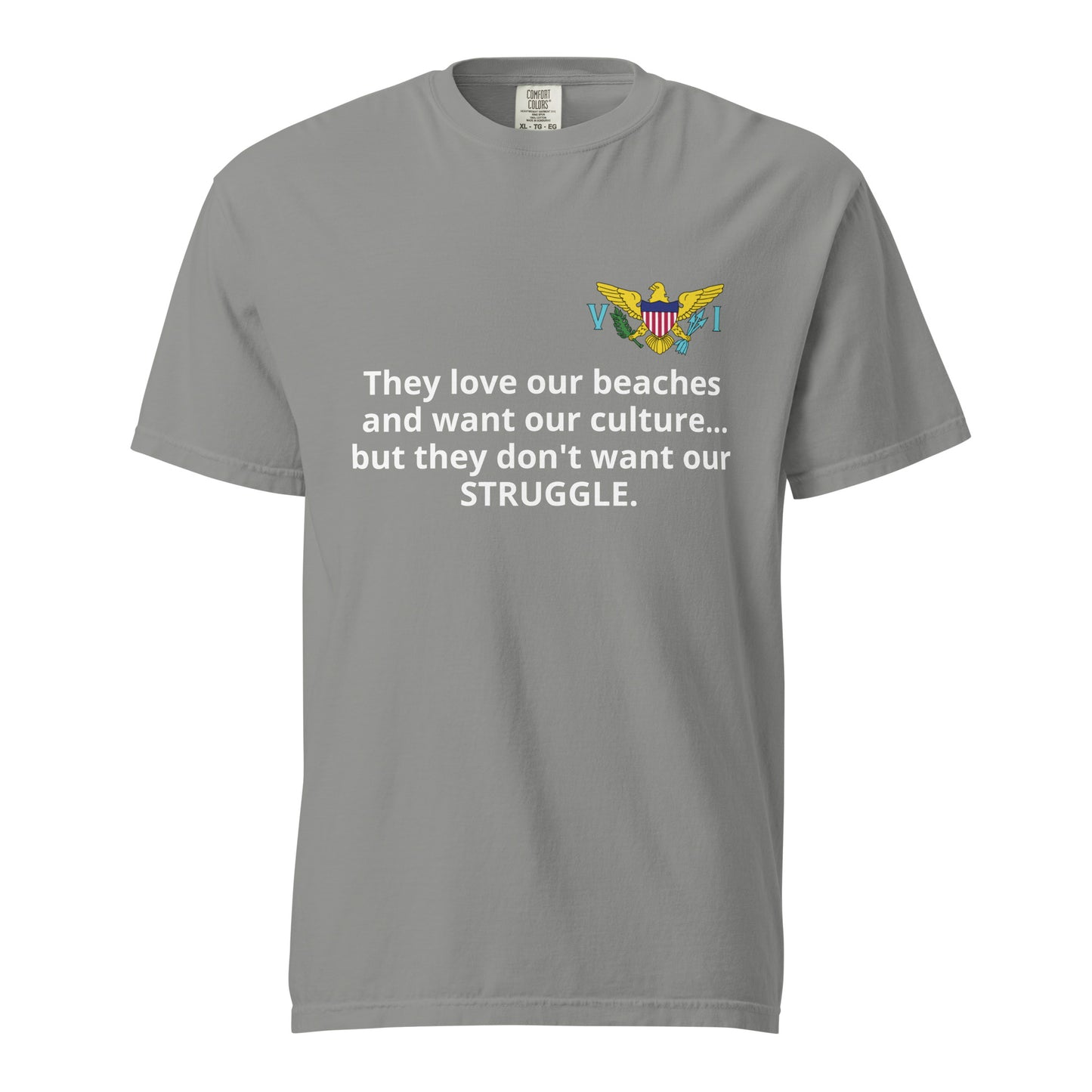 STRUGGLE Unisex garment-dyed heavyweight t-shirt