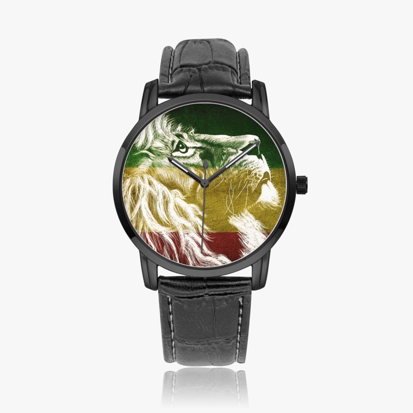 Lion of Judah  Instafamous Wide Type Quartz watch