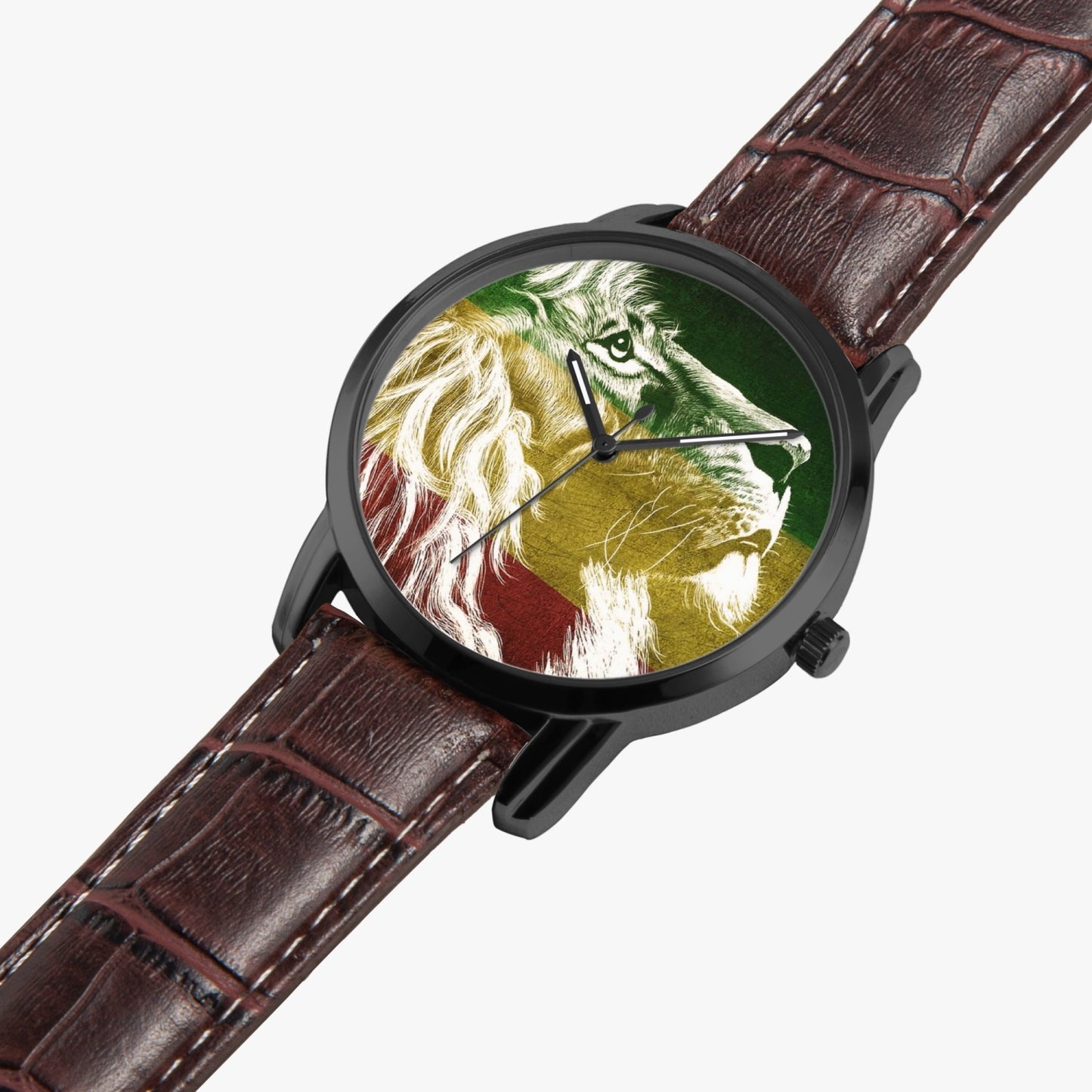 Lion of Judah  Instafamous Wide Type Quartz watch