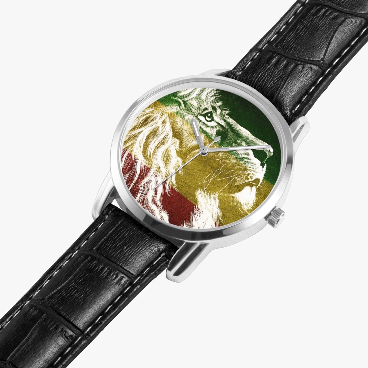 Lion of Judah  Instafamous Wide Type Quartz watch