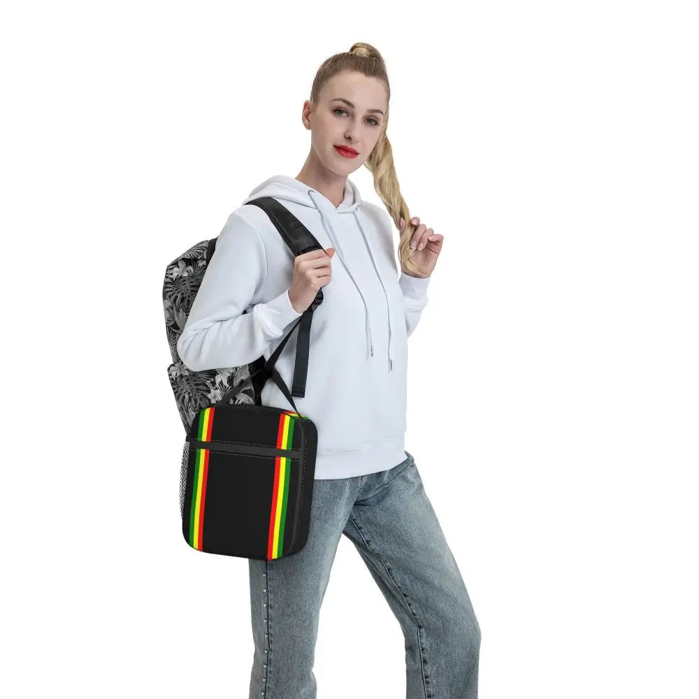 Rasta Pride Insulated Lunch Bag for School or Office