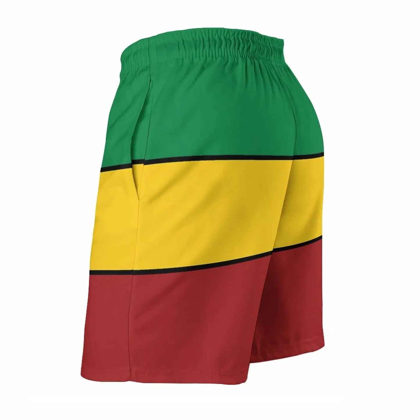 Rasta Stripes Men's Shorts