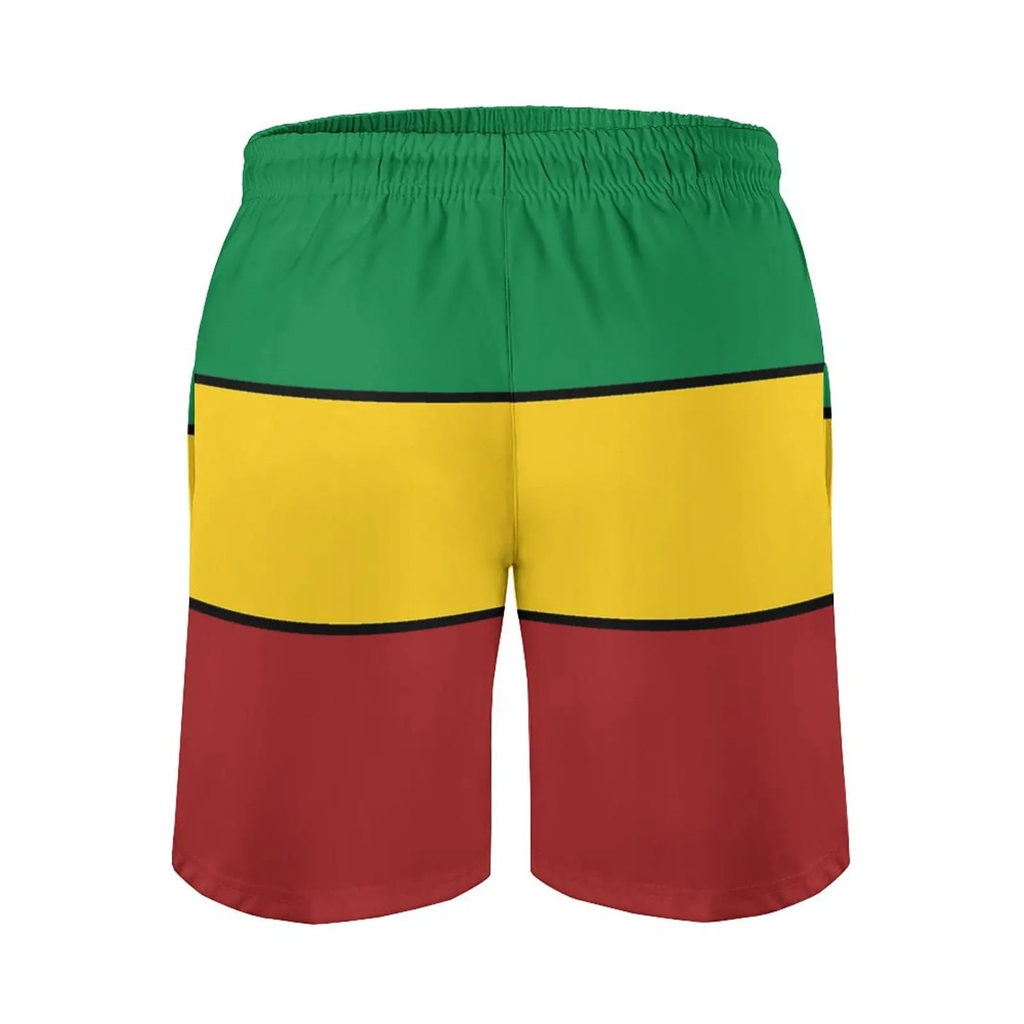 Rasta Stripes Men's Shorts