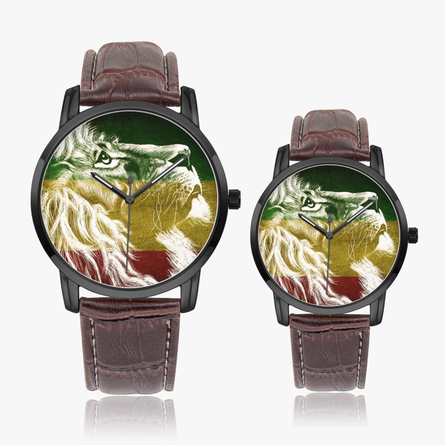 Lion of Judah  Instafamous Wide Type Quartz watch