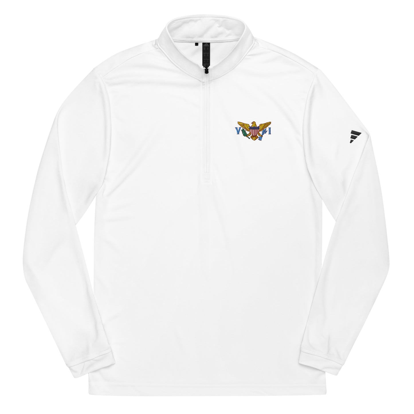 VI Flag Adidas Quarter zip pullover