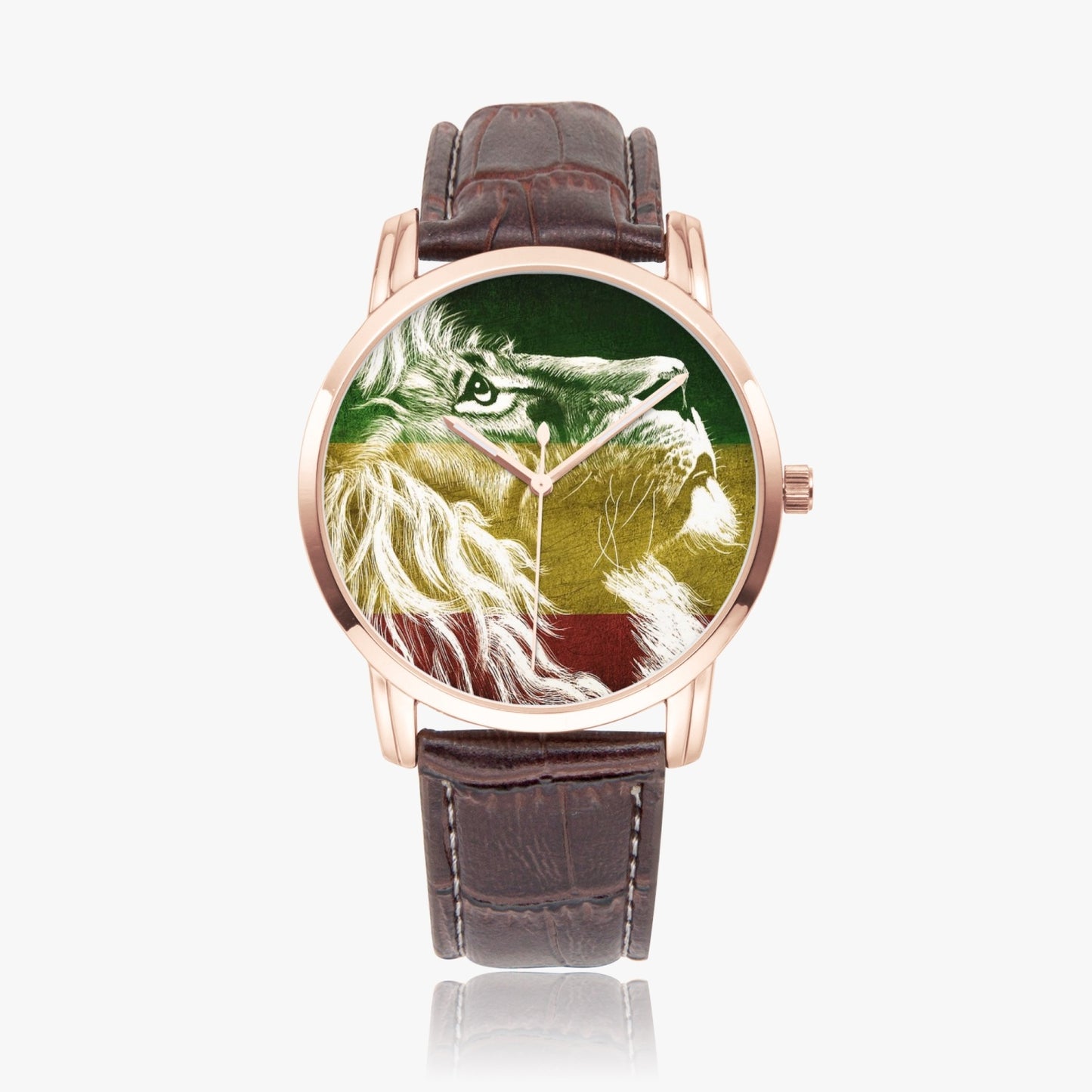 Lion of Judah  Instafamous Wide Type Quartz watch