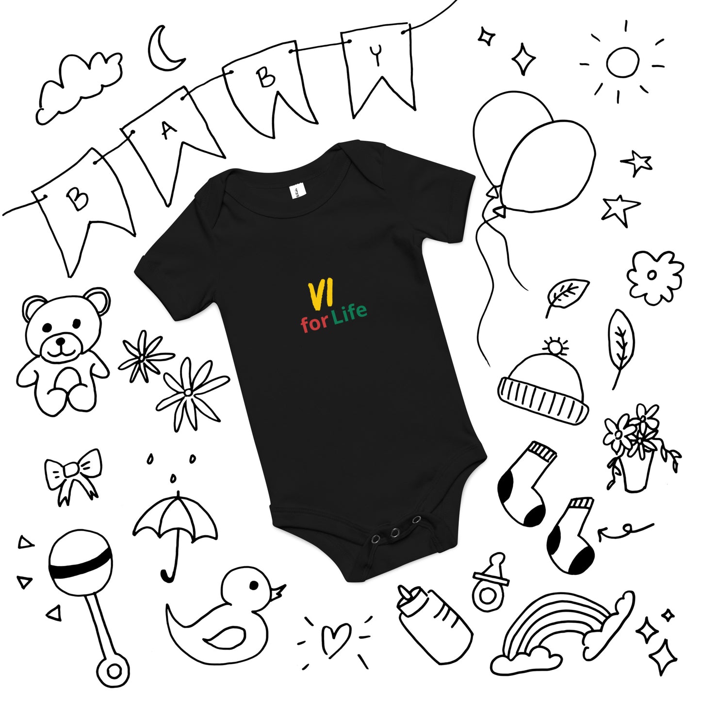 VI For Life Baby short sleeve one piece