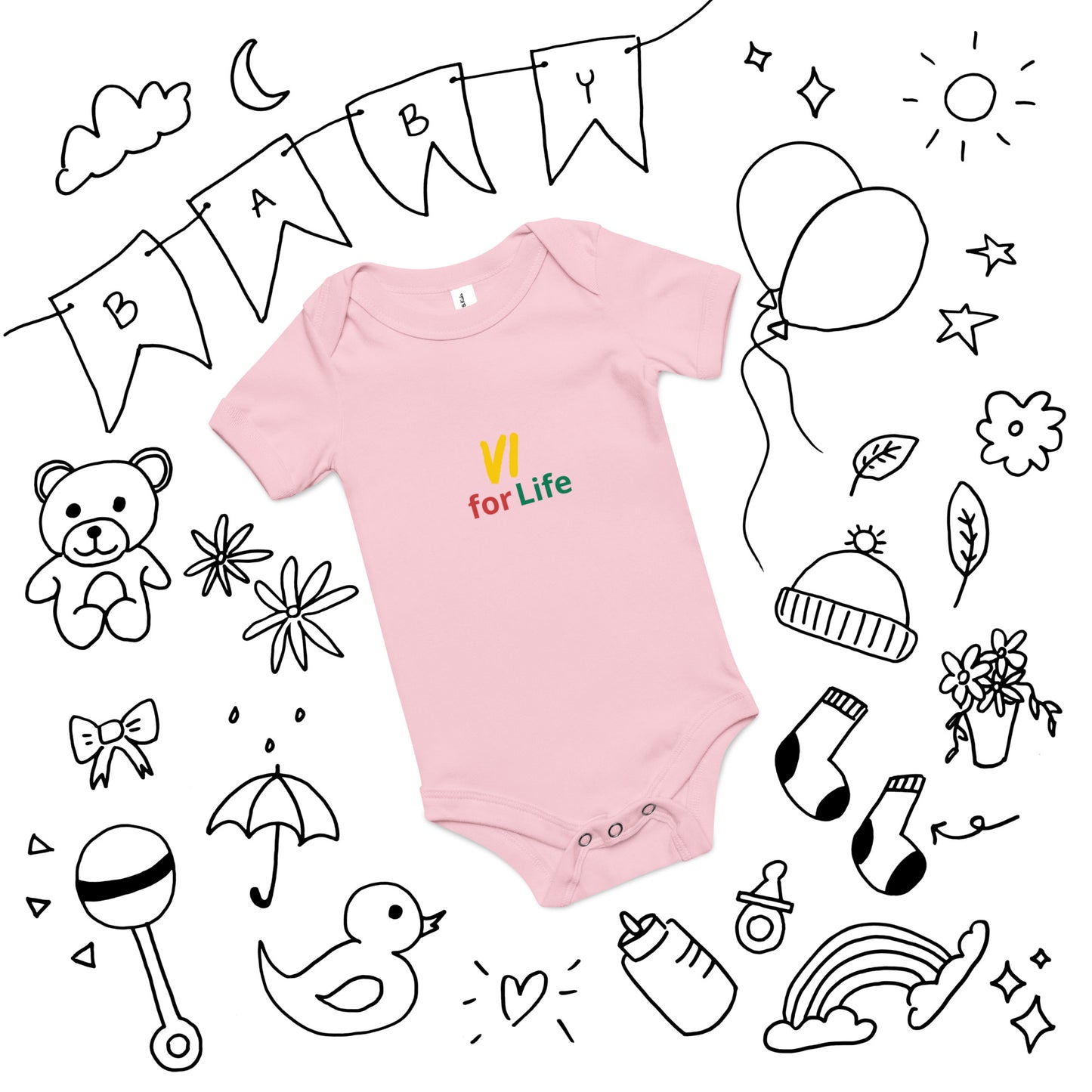 VI For Life Baby short sleeve one piece