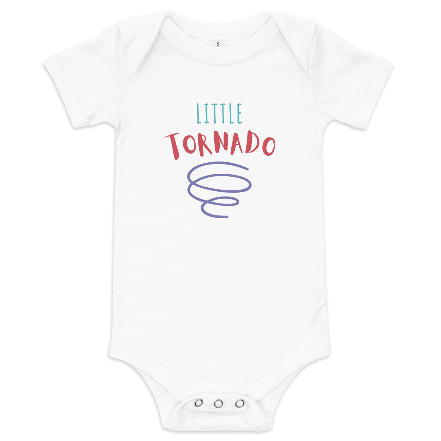 Little Tornado Baby short sleeve one piece