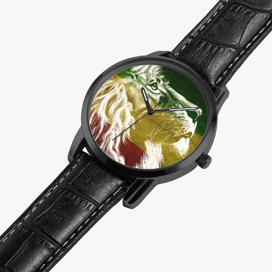 Lion of Judah  Instafamous Wide Type Quartz watch