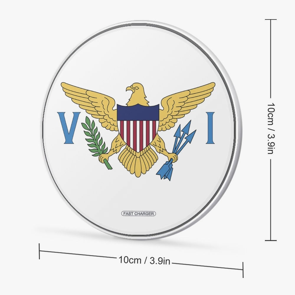 VI Flag. 10W Wireless Charger