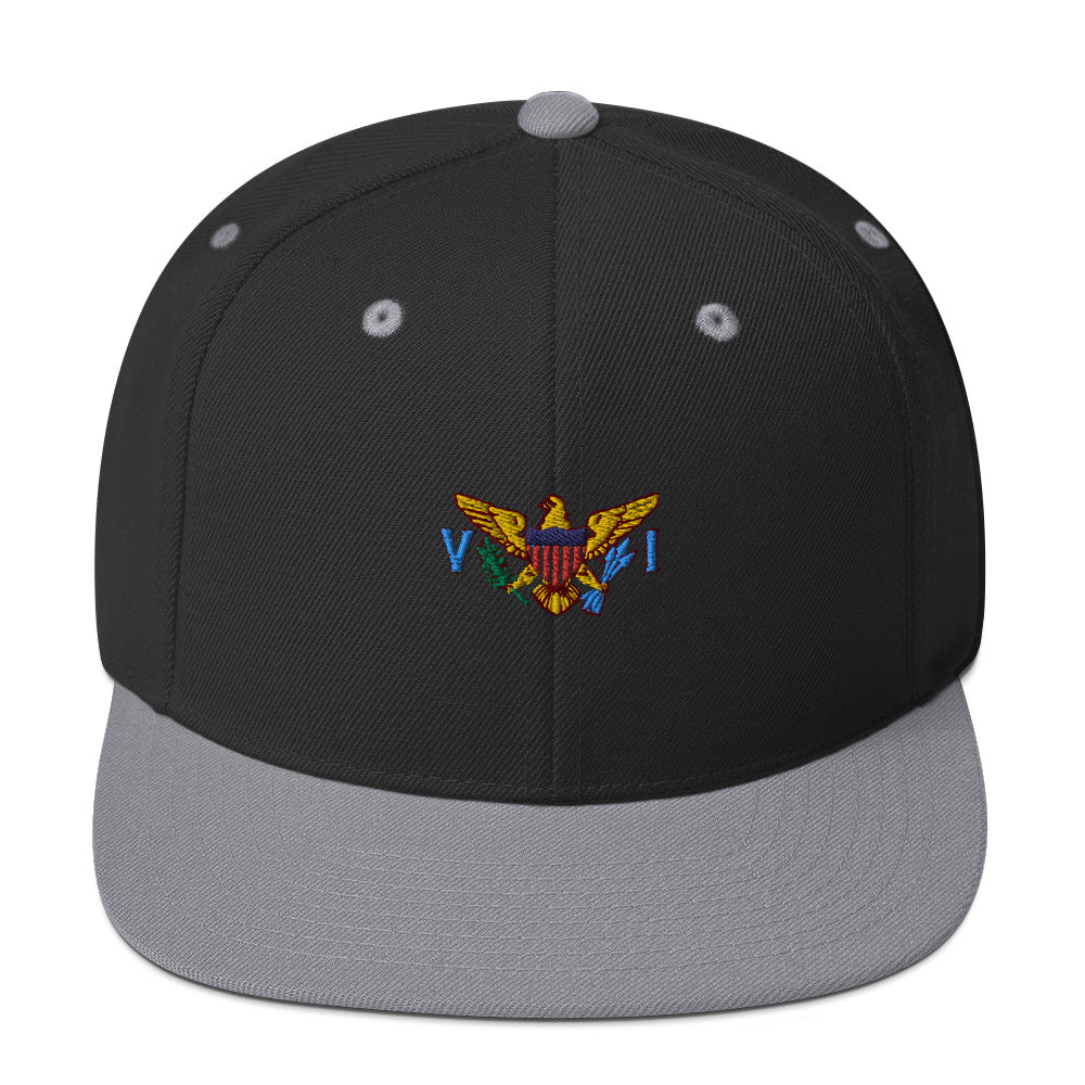 VI Flag Snapback Hat