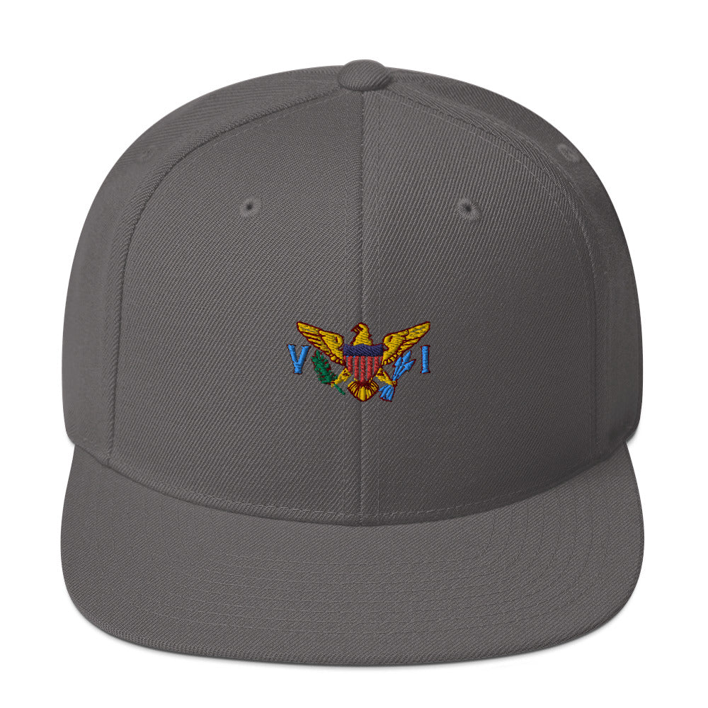 VI Flag Snapback Hat