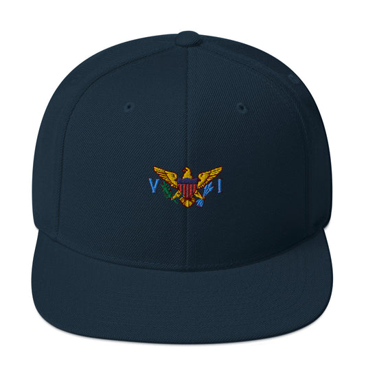 VI Flag Snapback Hat