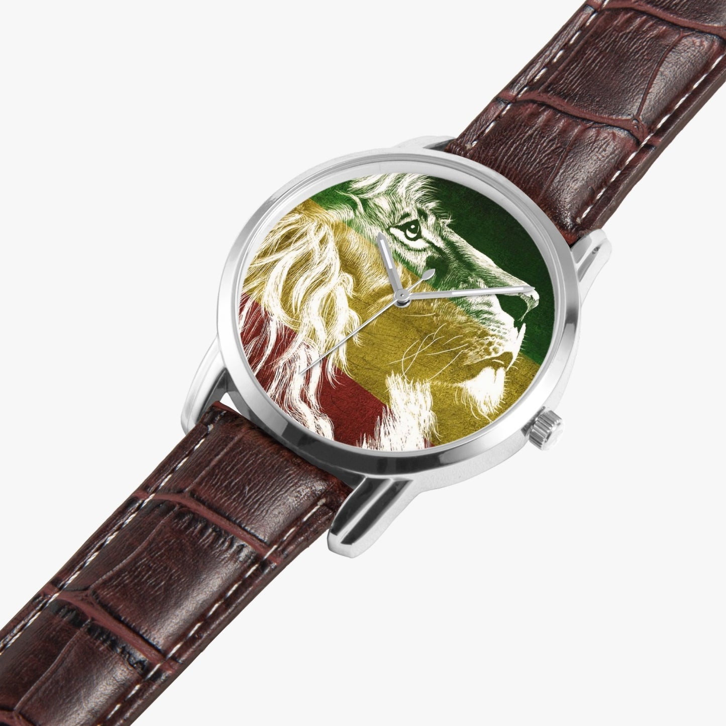 Lion of Judah  Instafamous Wide Type Quartz watch