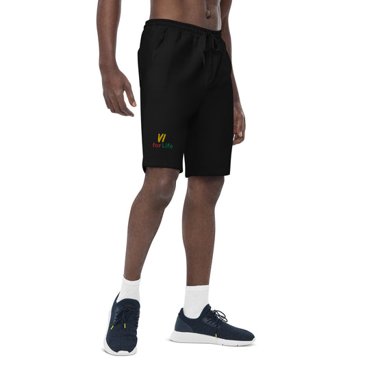 VI For Life Men's fleece shorts