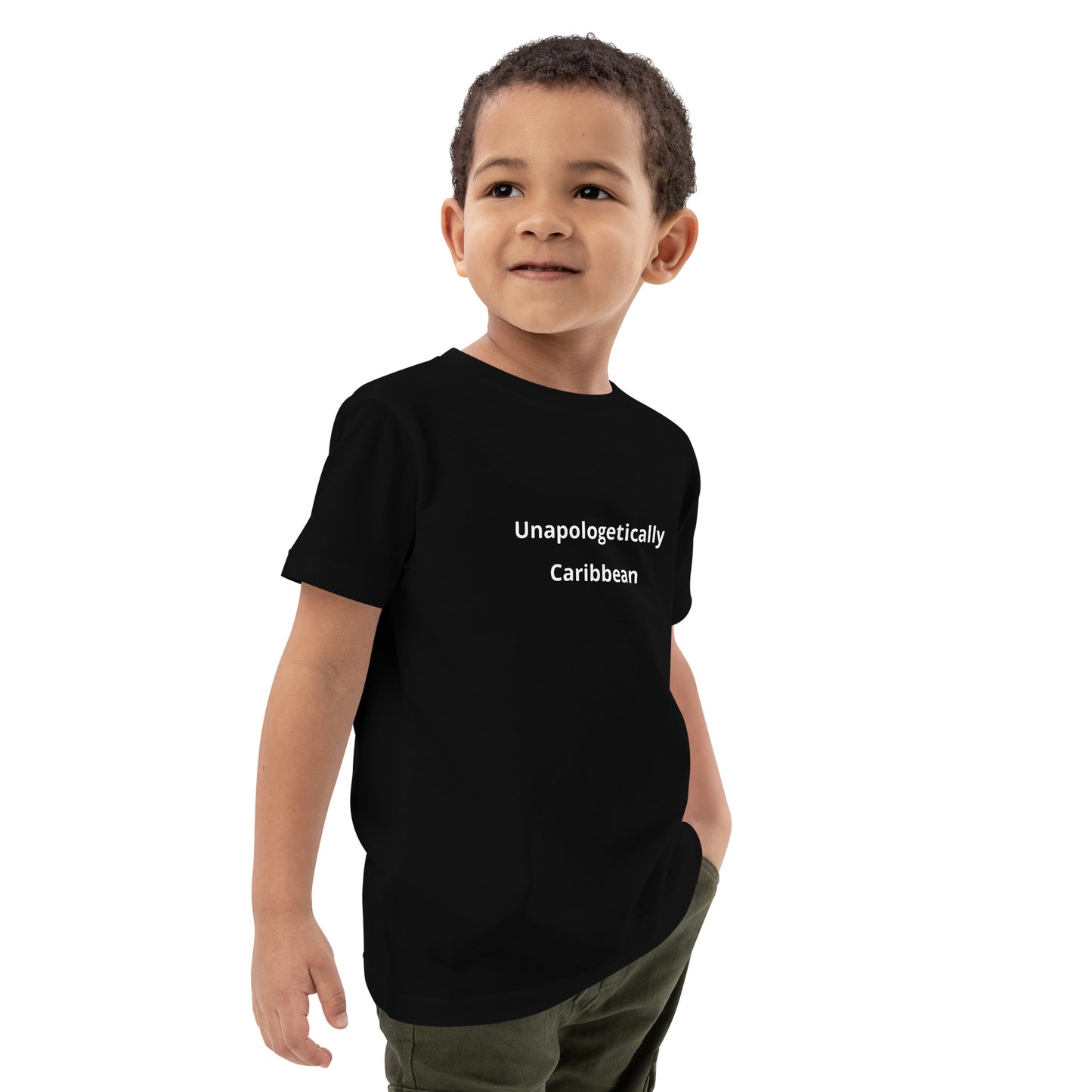 Unapologetically Caribbean Organic cotton kids t-shirt