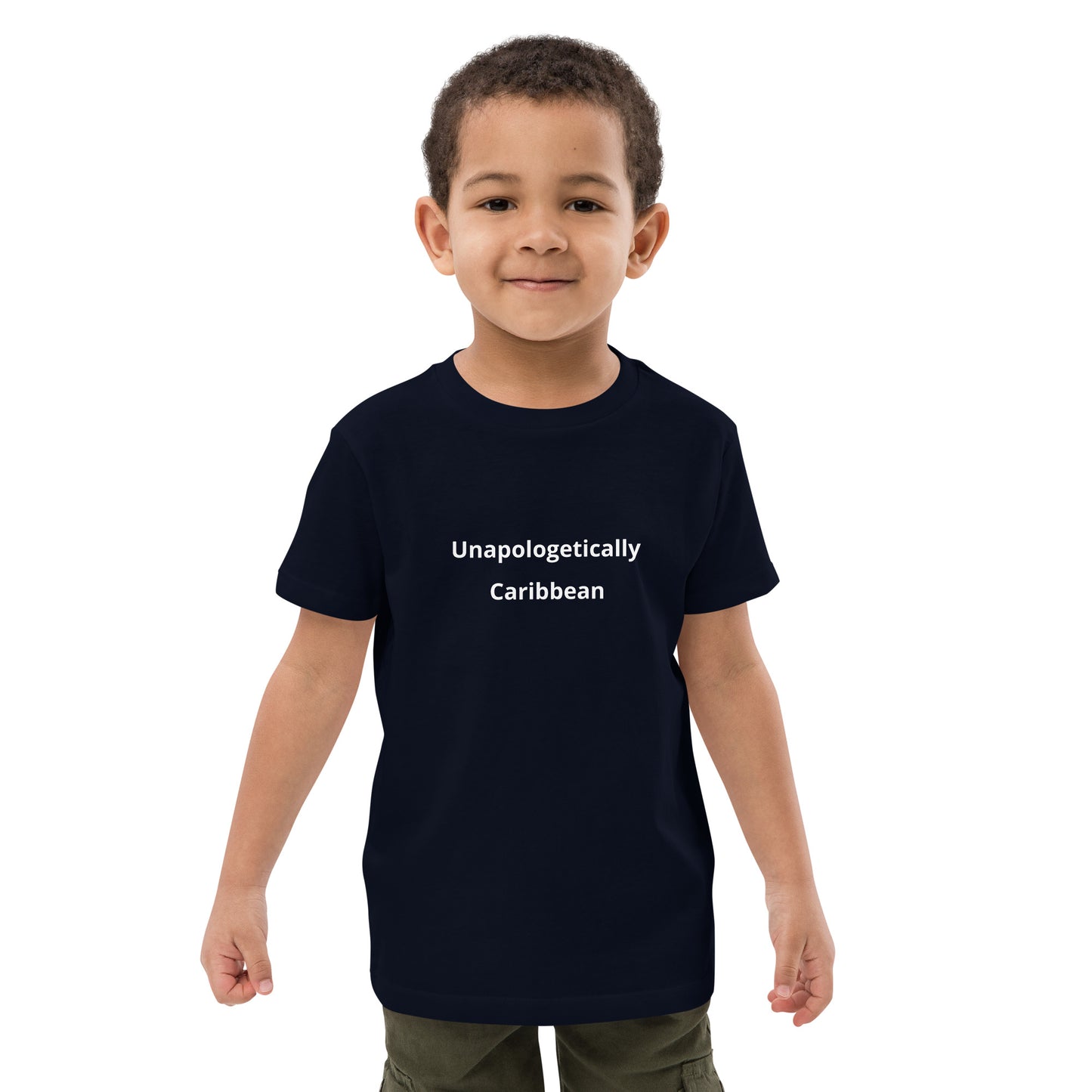 Unapologetically Caribbean Organic cotton kids t-shirt