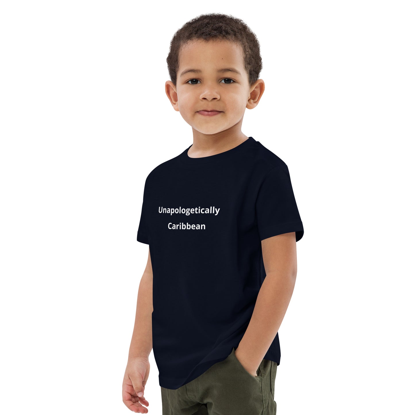 Unapologetically Caribbean Organic cotton kids t-shirt