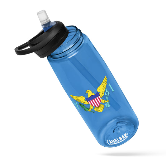 VI Flag Sports water bottle