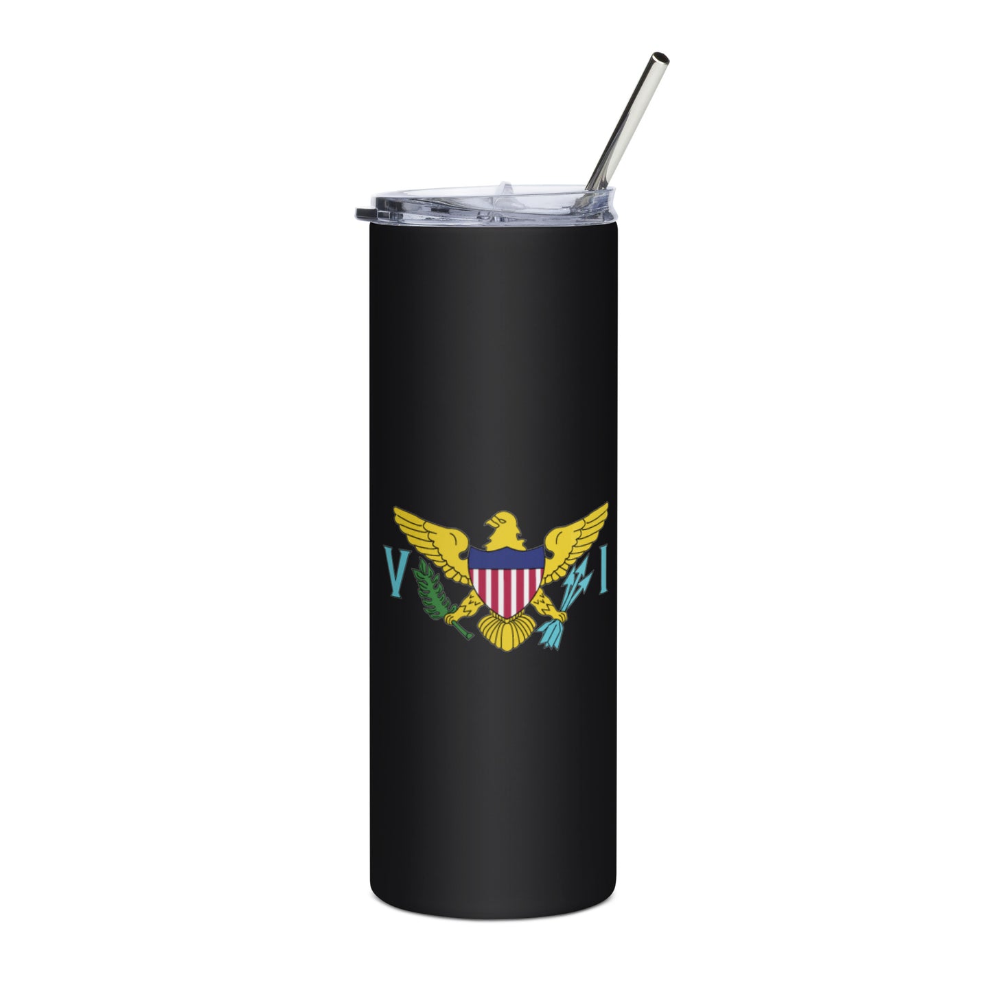 VI Flag Stainless steel tumbler