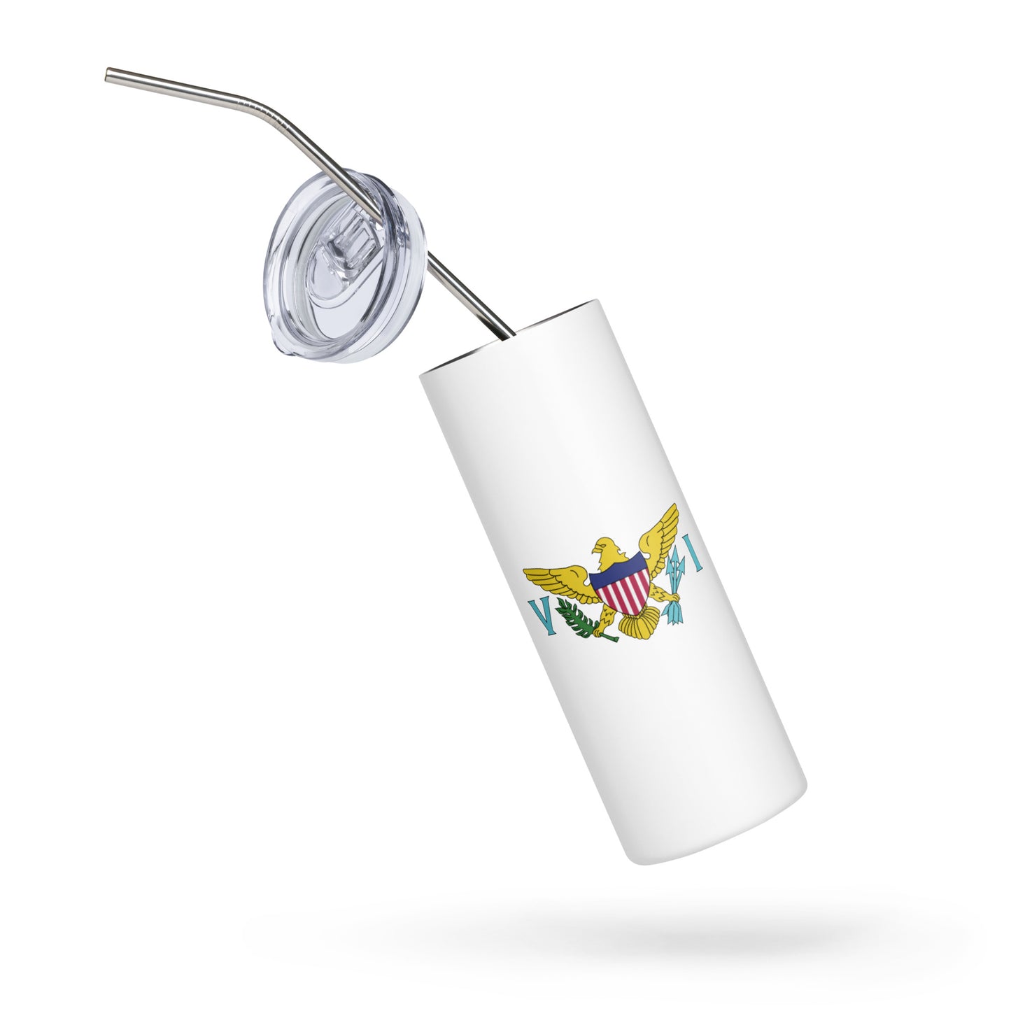 VI Flag Stainless steel tumbler