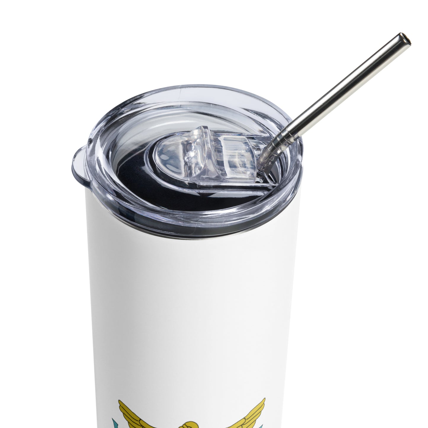 VI Flag Stainless steel tumbler