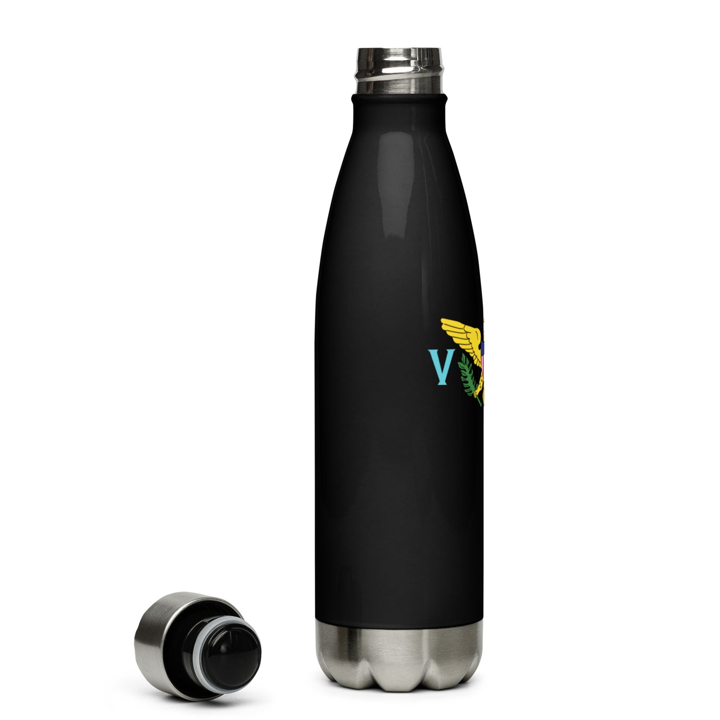 VI Flag Stainless steel water bottle