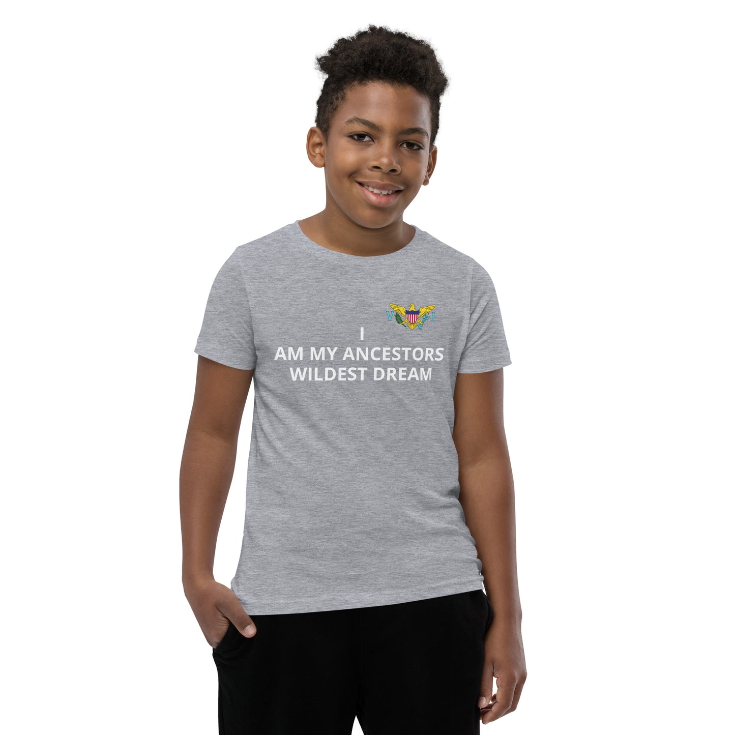 I Am My Ancestors Wildest Dream Youth Short Sleeve T-Shirt