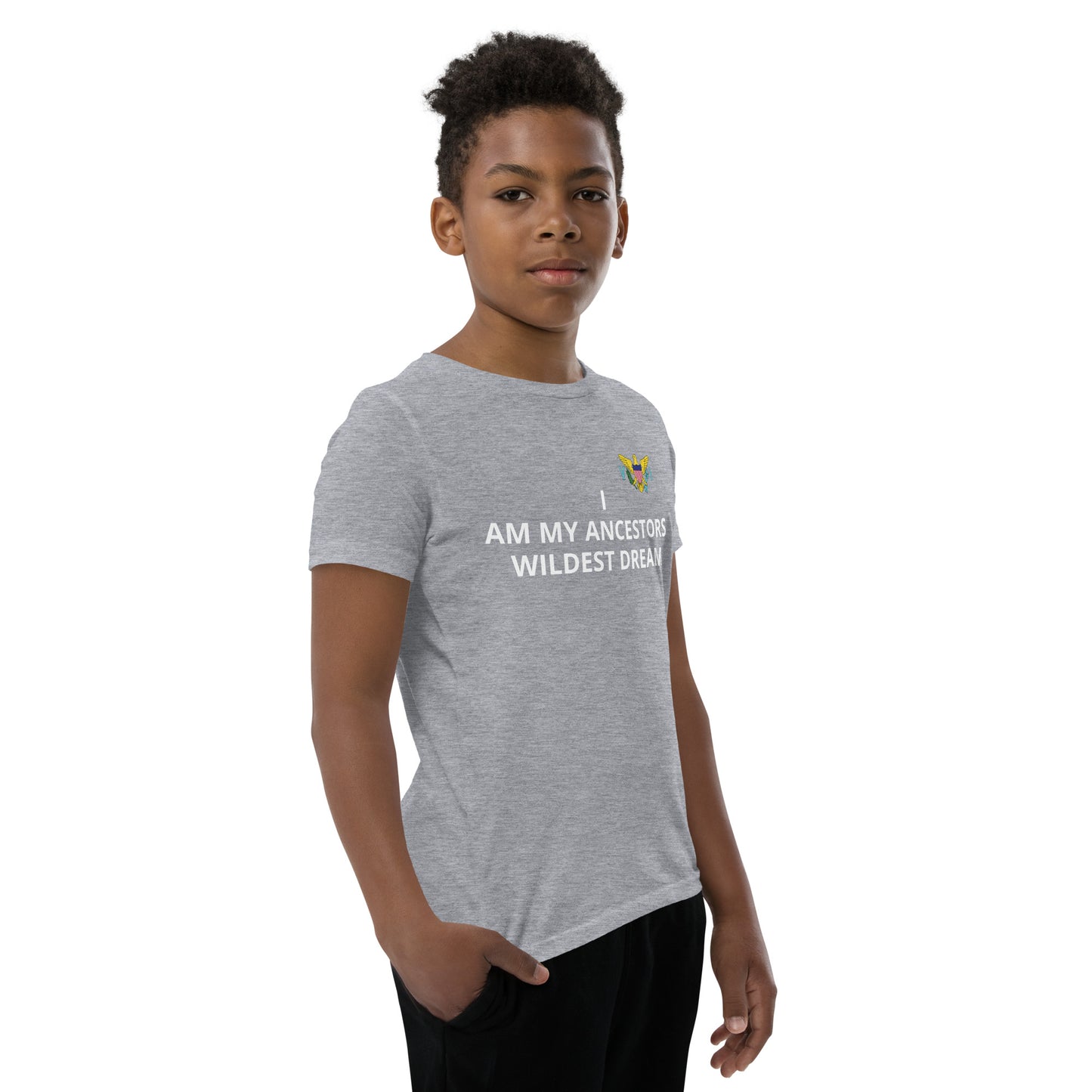 I Am My Ancestors Wildest Dream Youth Short Sleeve T-Shirt