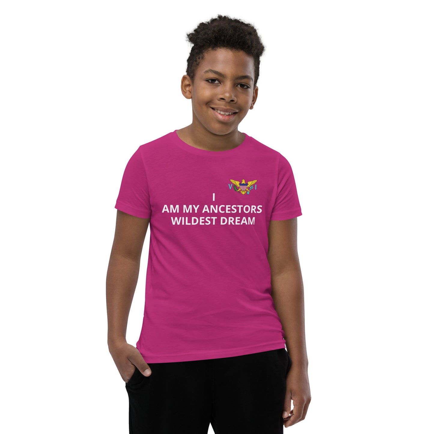 I Am My Ancestors Wildest Dream Youth Short Sleeve T-Shirt