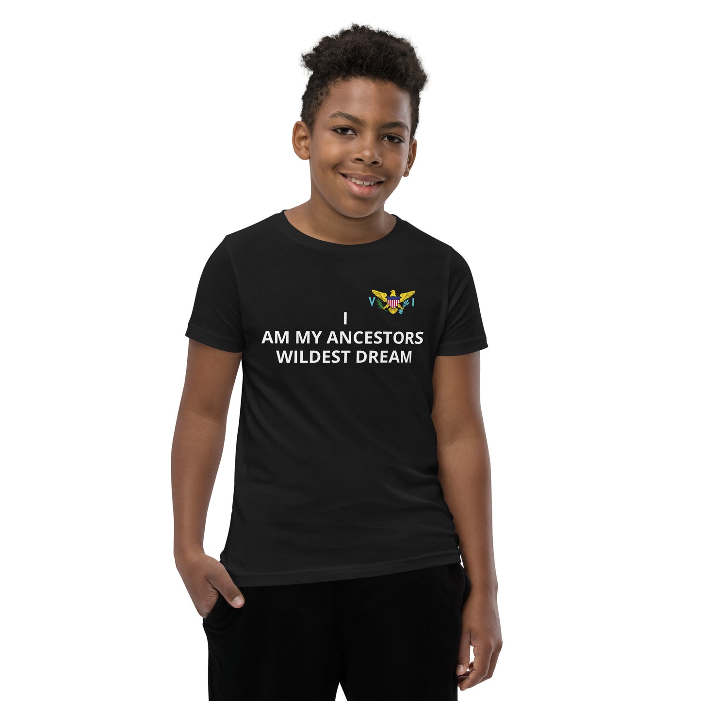 I Am My Ancestors Wildest Dream Youth Short Sleeve T-Shirt