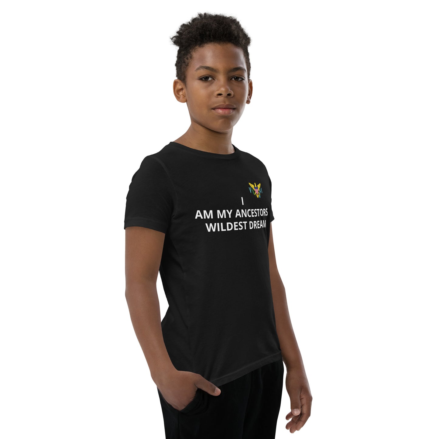 I Am My Ancestors Wildest Dream Youth Short Sleeve T-Shirt