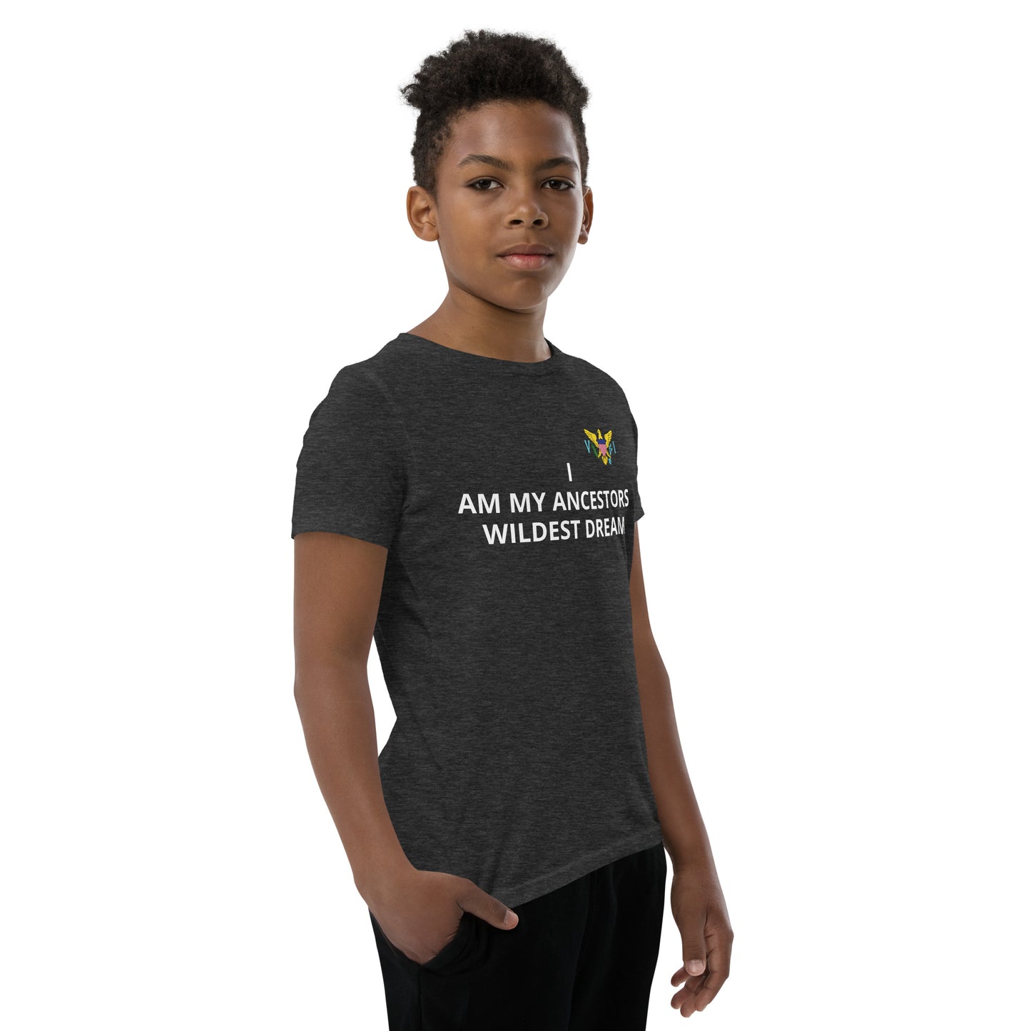 I Am My Ancestors Wildest Dream Youth Short Sleeve T-Shirt