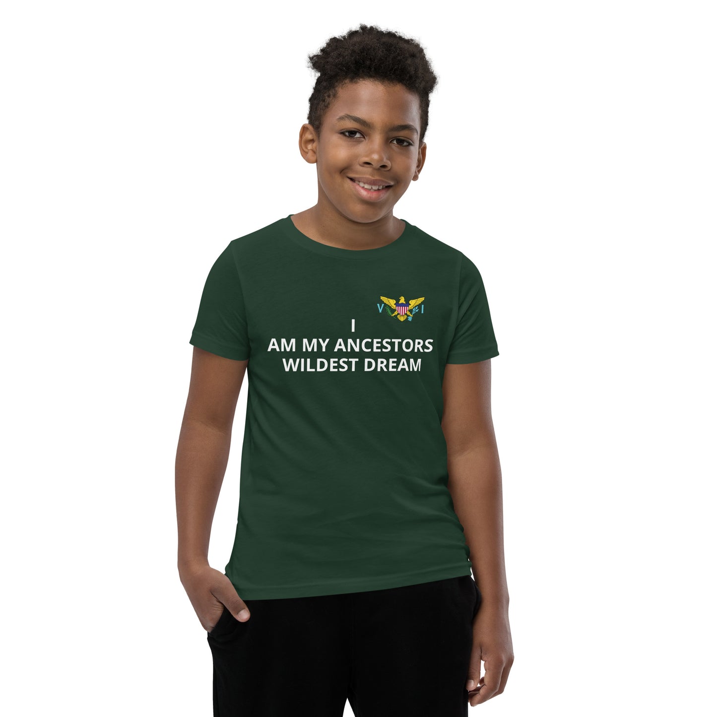 I Am My Ancestors Wildest Dream Youth Short Sleeve T-Shirt