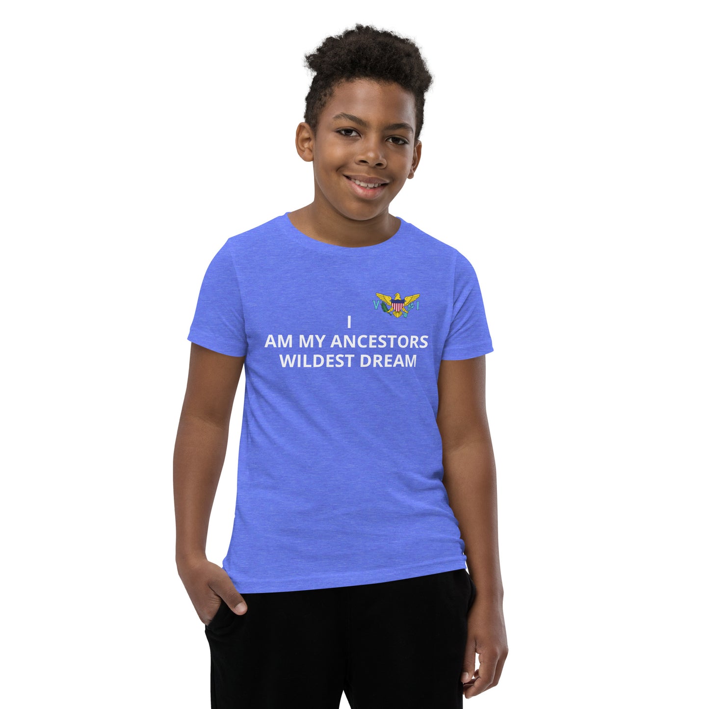 I Am My Ancestors Wildest Dream Youth Short Sleeve T-Shirt