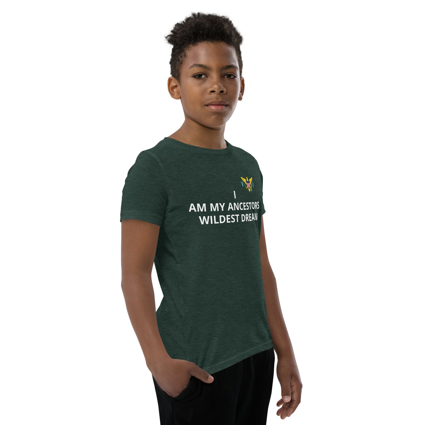 I Am My Ancestors Wildest Dream Youth Short Sleeve T-Shirt