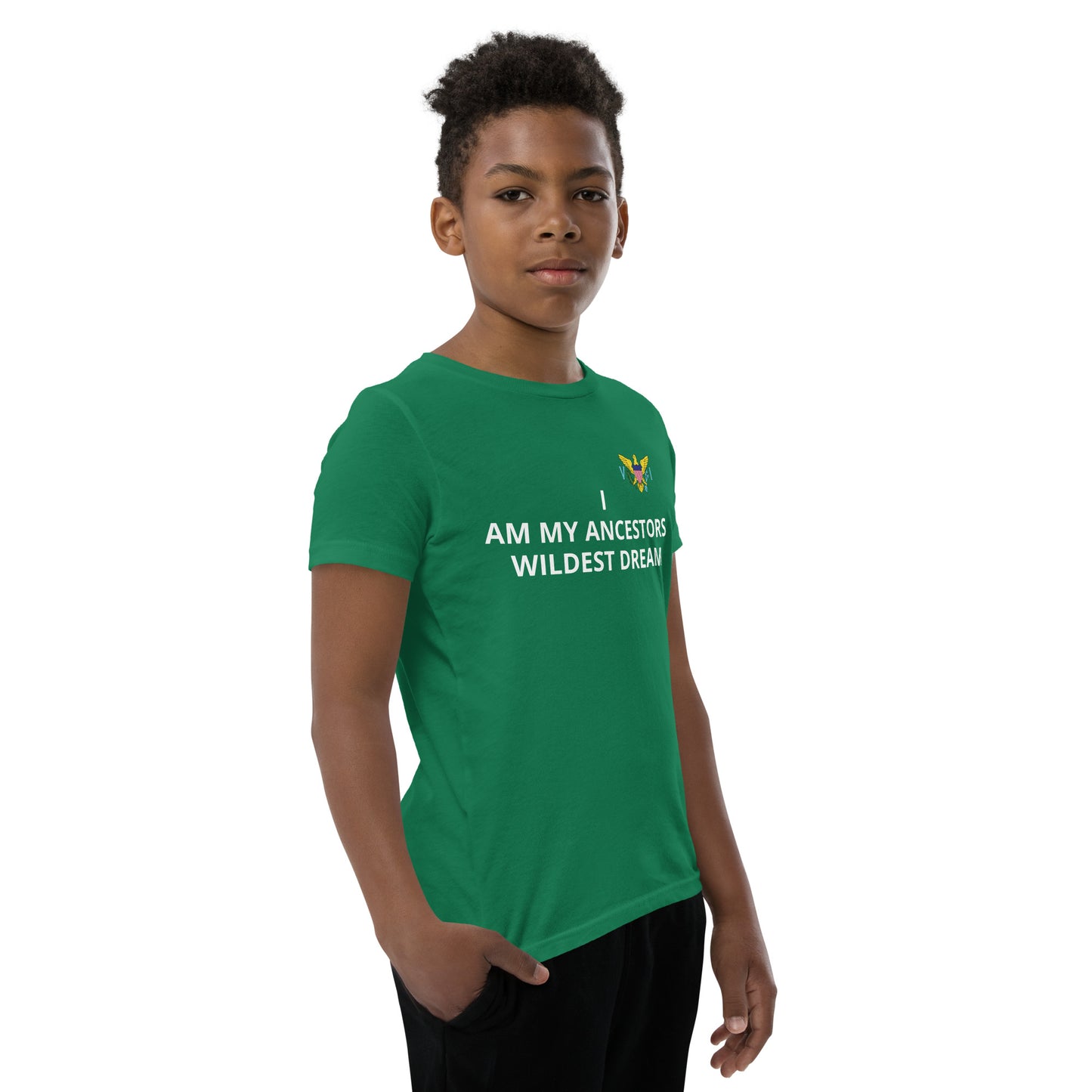 I Am My Ancestors Wildest Dream Youth Short Sleeve T-Shirt