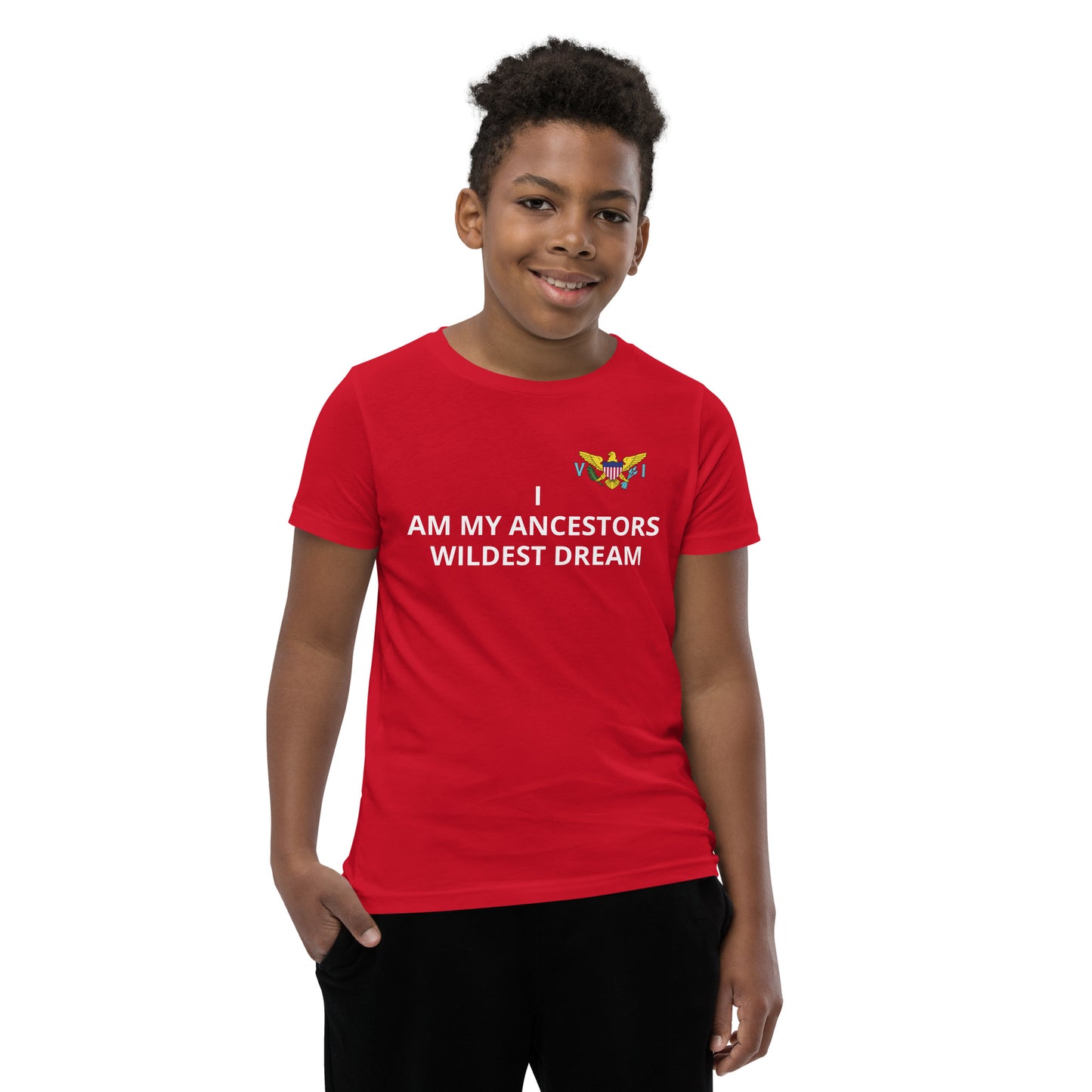 I Am My Ancestors Wildest Dream Youth Short Sleeve T-Shirt