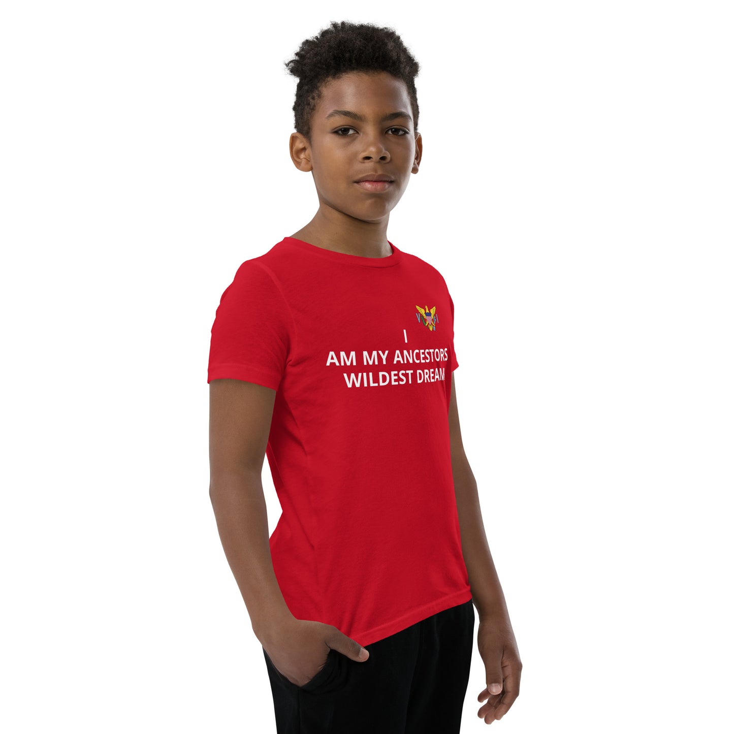 I Am My Ancestors Wildest Dream Youth Short Sleeve T-Shirt