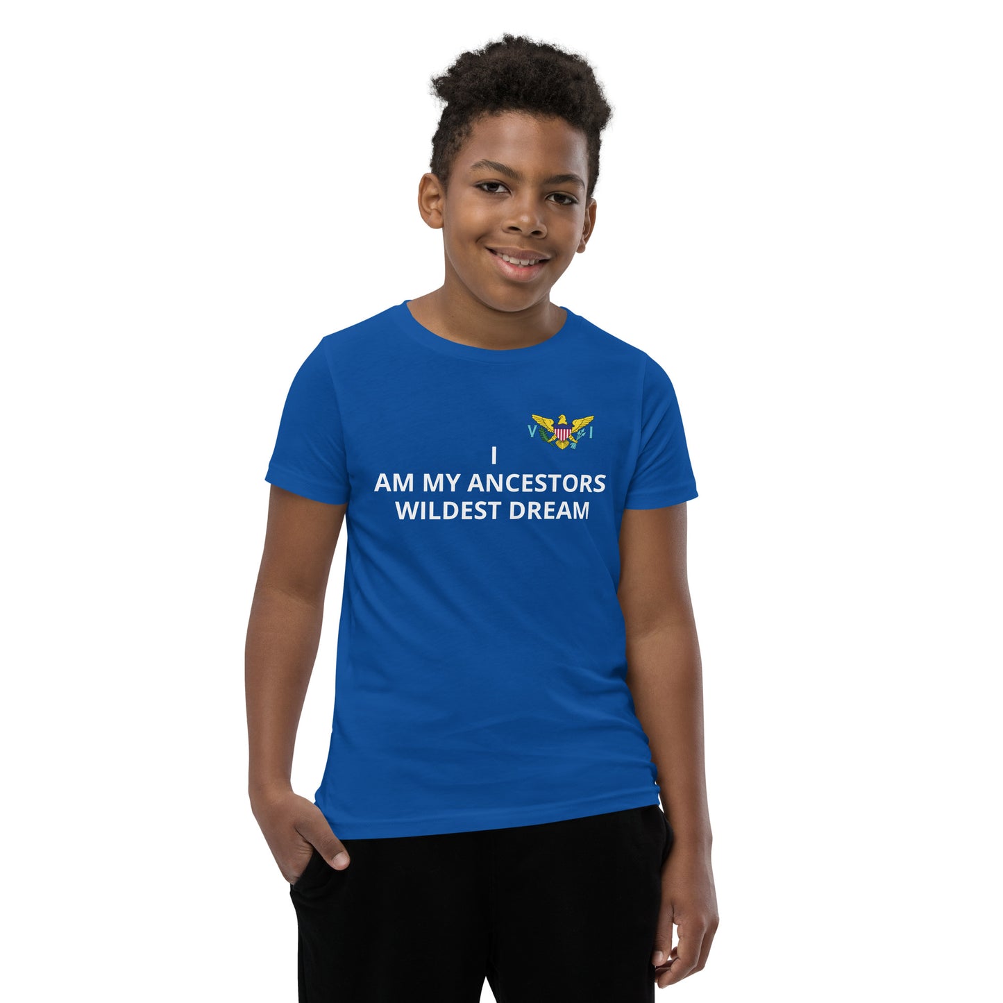 I Am My Ancestors Wildest Dream Youth Short Sleeve T-Shirt